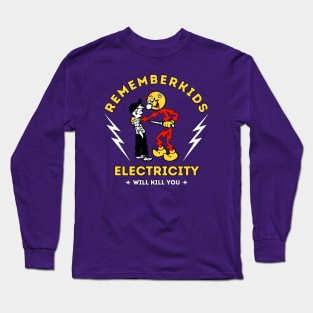 Electricity Will Kill You Kids Fanart Style Long Sleeve T-Shirt